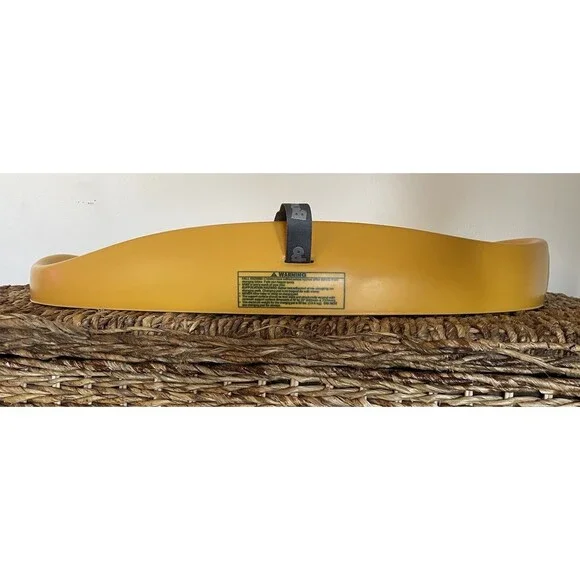 RARE Bumbo Diaper Changing Pad, Ergonomic Baby Changing Mat Belt Mimosa Yellow - Picture 6 of 8